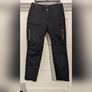 White House Black Market cargo moto pant